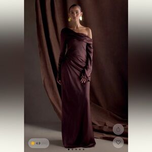 Meshki IRIS Chocolate Long Sleeve Dress